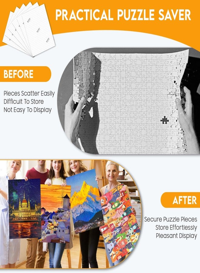 Nariolar Puzzle Saver Sheets - 32 Sheets Preserves 4x1000 Piece Jigsaw Puzzles in Minutes - Image 5